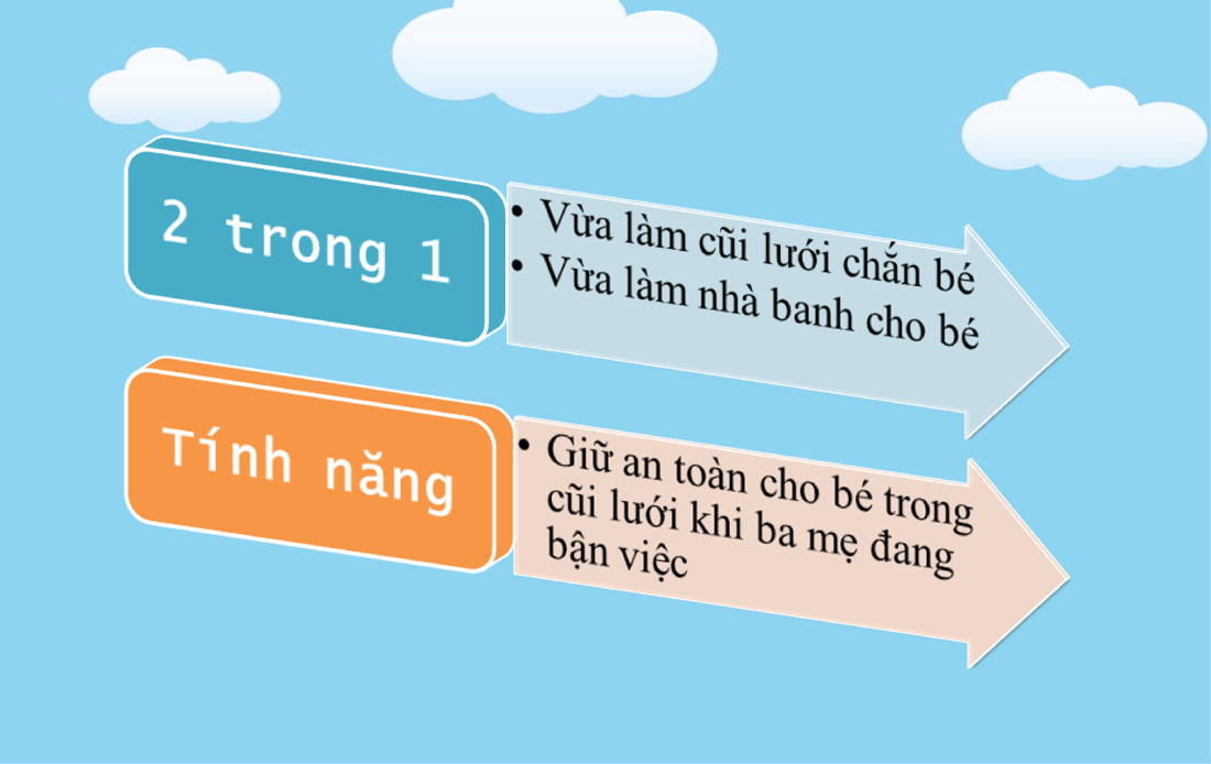 cũi lưới cho bé