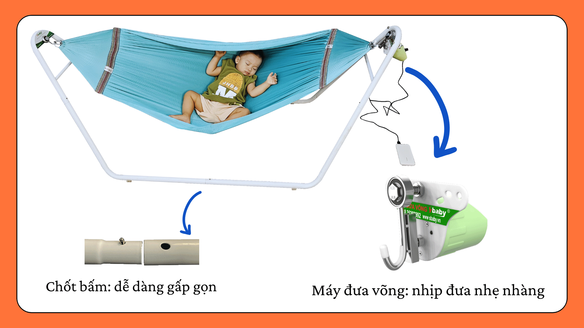 võng điện cho bé